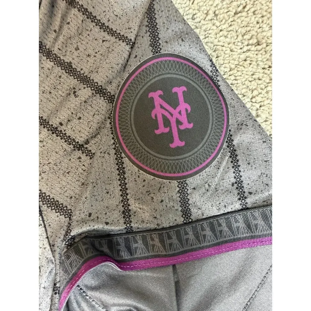 New York Mets Jersey Mens 2XL Gray MLB Baseball Nike Pete Alonso City Connect